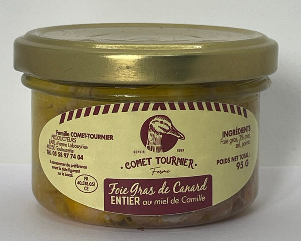 Foie gras de canard au miel